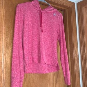 pink reebok hoodie